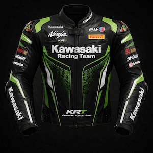 『TEN HIDE LEATHER JKT BLACK M』 Zx10r Leather Jacket - Etsy