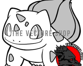 Bulbasaur Inspired Vector Art