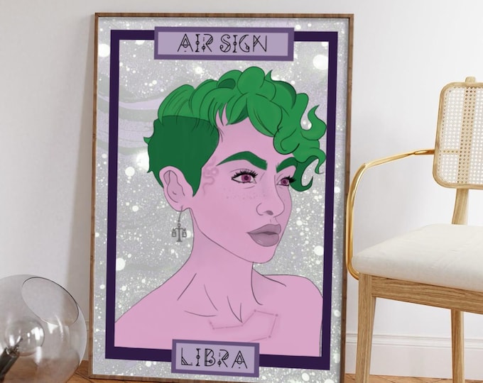 Zodiac Libra Print
