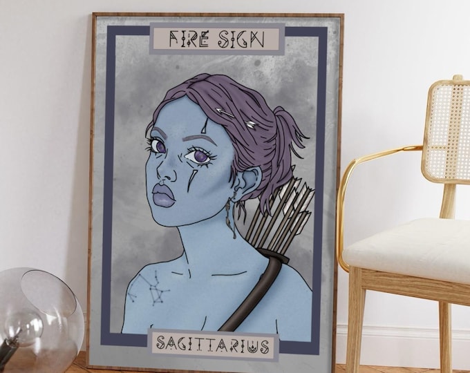 Zodiac Sagittarius Print