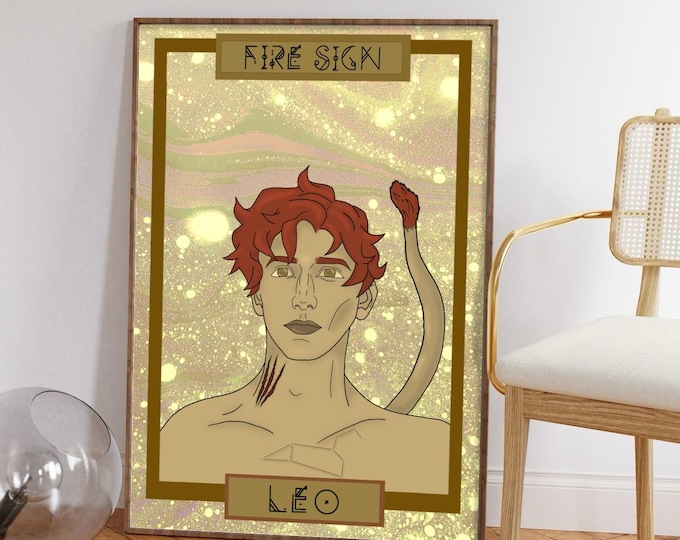 Zodiac Leo Print
