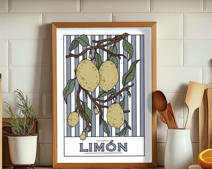 Limón Art Print