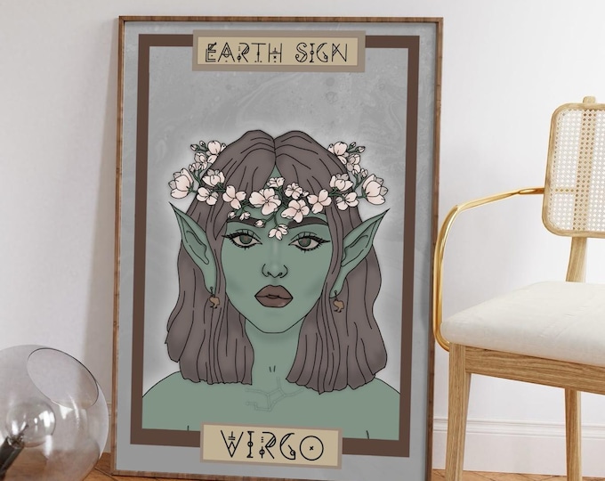 Zodiac Virgo Print