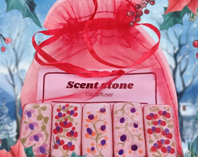 Scent Stone, Essential Oil Diffuser, Home Air Freshener, Aroma Therapy Spa Fragrance, Unique Room Fragrance Stone 5 pcs