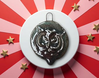 Handmade Ceramic Pendant  for jewelery making