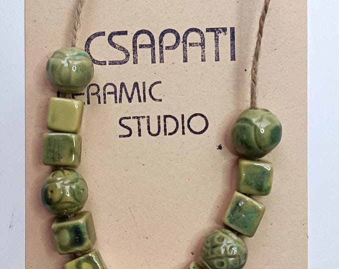 Handmade ceramic  beads