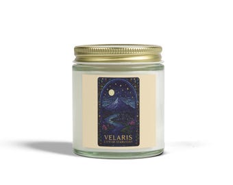 Vela de soja Velaris: Vela perfumada inspirada en la Corte Nocturna de ACOTAR