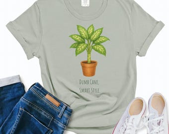Shirt Dumb Cane Plant: grappig botanisch T-shirt - cadeau plantenliefhebber