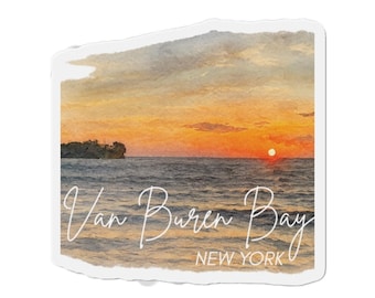 Van Buren Bay Magnet: Lake Erie Souvenir, Dunkirk NY
