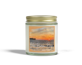Lake Erie Scented Candle: Van Buren Bay, New York - Coastal Home Decor