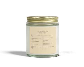 Fourth Wing Candle: I Love You Quotes, Fantasy Bookish Gift