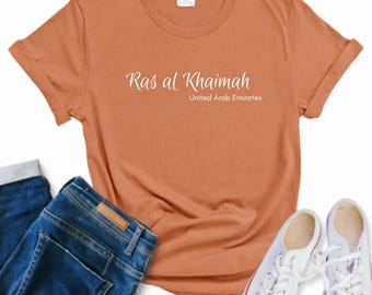 Ras al Khaimah RAK t-shirt, UAE Souvenir Shirt, United Arab Emirates Gift, Expat Desert Life gift