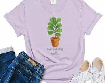 T-shirt Fiddle Leaf Fig: onderhoudsvriendelijk cadeau moederplant