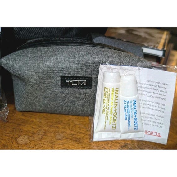 Tumi for Delta Airlines Amenity Kits Lot 3 Unused Kiehls Malin Goetz Travel Bags View 5