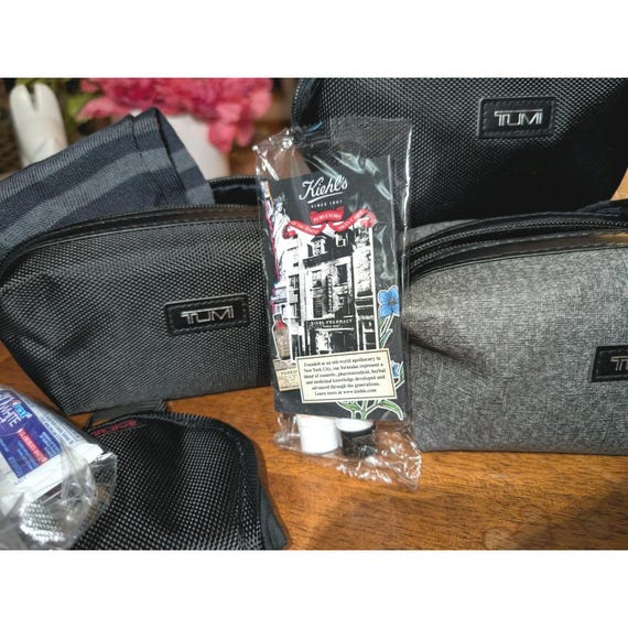 Tumi for Delta Airlines Amenity Kits Lot 3 Unused Kiehls Malin Goetz Travel Bags View 6