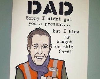 Papa Karte, Vatertag, Geburtstag, Vater, lustige Papa Karte, Väter, Daddy