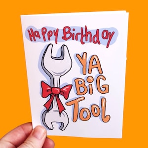 Feliz aniversário, ferramenta, ferramenta grande, aniversário insultuoso, aniversário para ele, irmão, aniversário