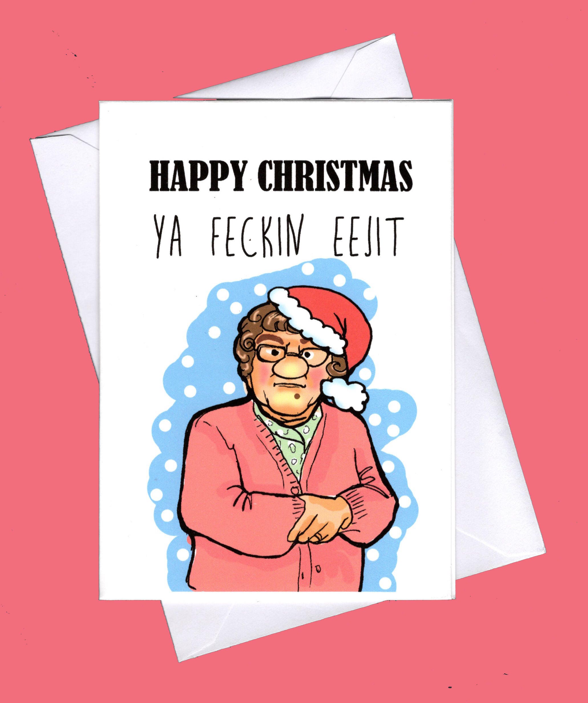 Mrs Brown Christmas Card, Mrs Brown, Funny Christmas Cards, Funny