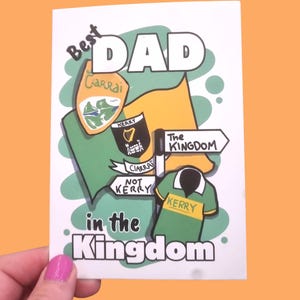 Regno di Kerry, biglietto per la festa del papà, il miglior papà del regno, Kerry