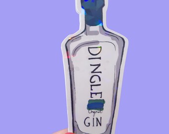 DINGLE gin sticker,  sticker , stickers, holographic Sticker,Dingle gin