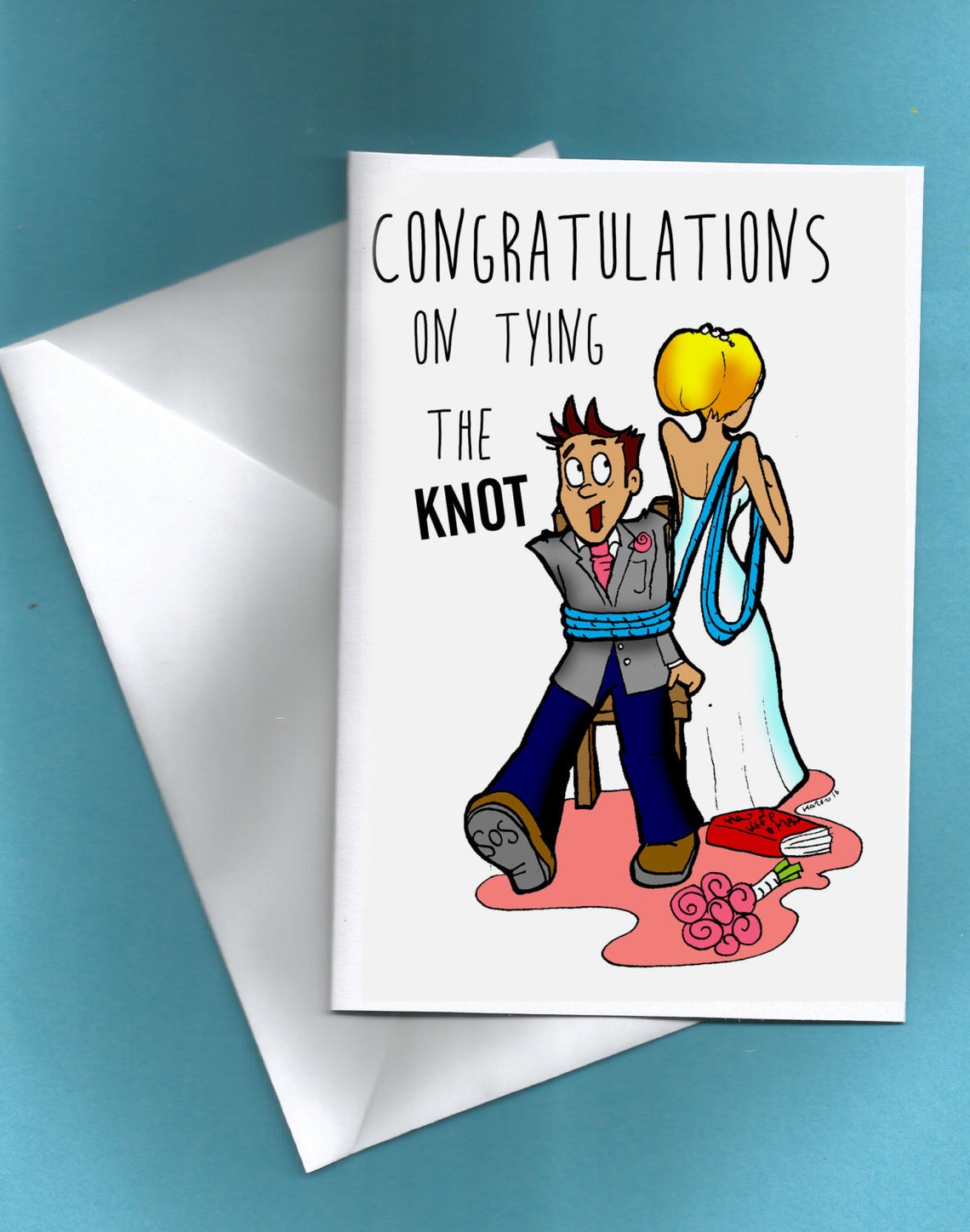 Hochzeitskarte lustige Hochzeitskarte GlückwunschKarte Etsy