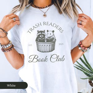 Camiseta de romance oscuro, para lectores de novelas basura, para lectores de romance, para lectores obscenos, para amantes de los libros picantes, para clubes de lectura, para clubes de lectura, para amantes de los libros White