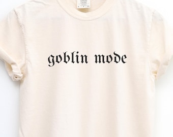 Goblincore Shirt, Goblin Mode Tshirt, Weird Medieval Shirt, Occult Unusual Odd Funny Shirt, Gift For Him, Goblin Comfort Colors Tee