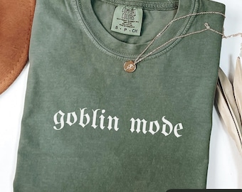 Goblincore Shirt, Goblin Mode Tshirt, Weird Medieval Shirt, Occult Unusual Odd Funny Shirt, Gift For Him, Goblin Comfort Colors Tee