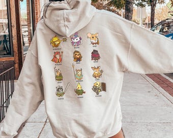 Cute DnD Class Hoodie, Dungeon Game Sweatshirt, Funny RPG Sweater, Tabletop Gamer Gift for Dungeon Master, Cleric DnD Gift, DnD Lover Hoodie
