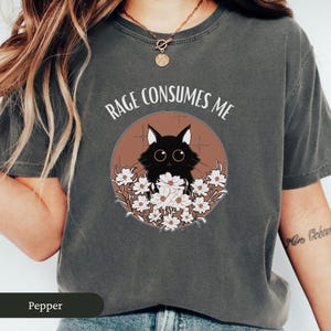 Rage Consumes Me Shirt, Funny Hilarious Kitten Meme, Cute Cat Meme Shirt, Cat Lover Tee, Mental Health Gift, Sarcastic Shirt, Funny Cat Tee