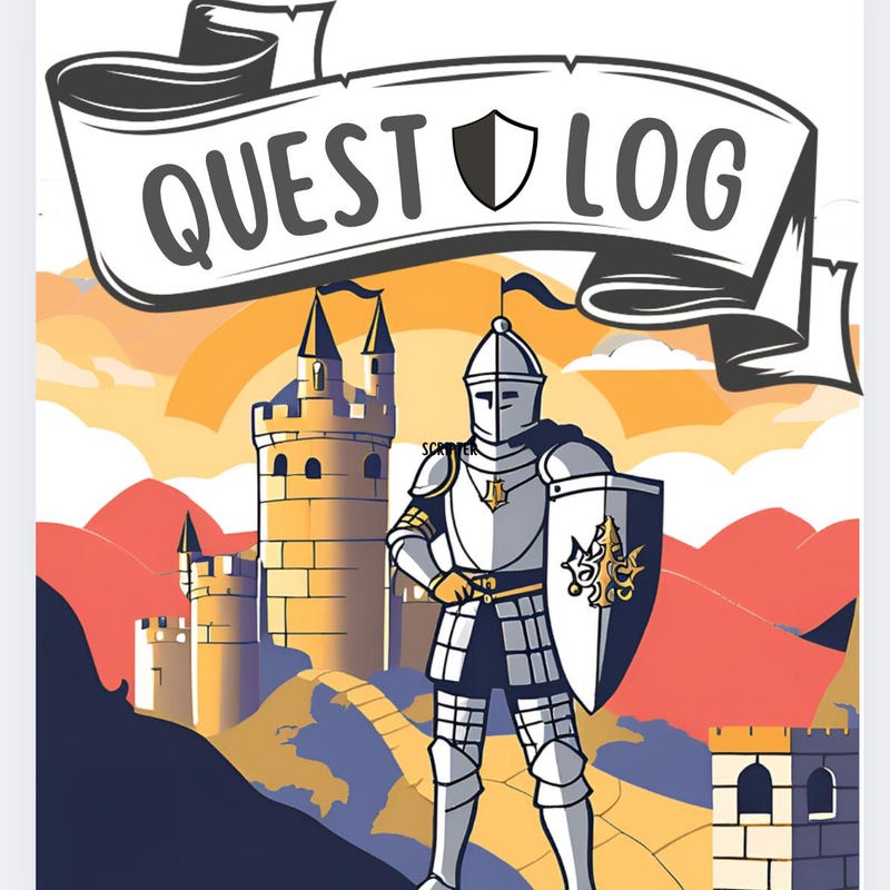 Log Star Function Quest Log Weekly Planner - Etsy