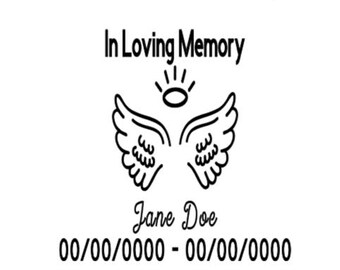 In Loving Memory Decal for Car