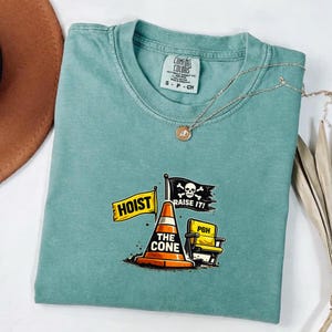 Hoist The Cone PNG: Funny Pittsburgh Baseball Yinzer Humor PNG Black And Gold Fan Meme Design (Digital Download) image 8