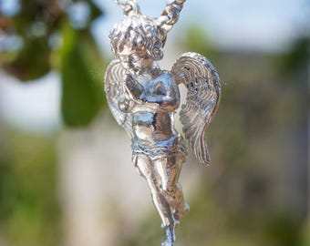 Silber Engel Anhänger