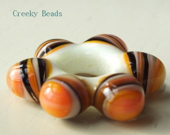 Handmade Lampwork bead "Retro!" Creeky Beads SRA