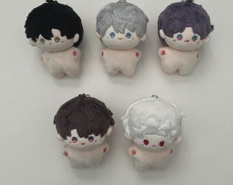 Love and Deepspace Chibi Baby 10 cm Plush Doll Keychain - Zayne Xavier Rafayel Sylus Caleb LADS