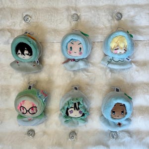 Alien Stage Official Sunny Doll Baby Plush Keychain with Mini Character Pin Badge - ALNST Ivan Till Mizi Sua Luka Hyuna