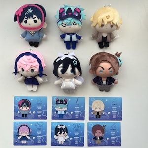 Alien Stage Official Mini Doll Plush Pendant Keychain with Character Card - ALNST x Nullset Ivan Till Mizi Sua Luka Hyuna