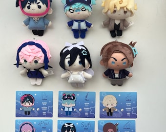 Alien Stage Official Mini Doll Plush Pendant Keychain with Character Card - ALNST x Nullset Ivan Till Mizi Sua Luka Hyuna