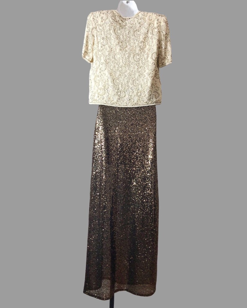 Ivory Beaded Vintage Lace Bertine main image 0