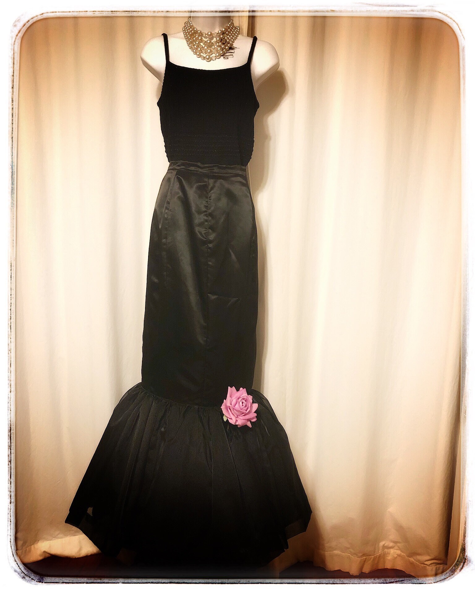 Barbie Costume Black Satin Tulle Skirt and Top Set Solo in | Etsy