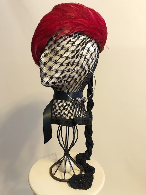 double bubble large hoop earring, statement jewel… - image 2