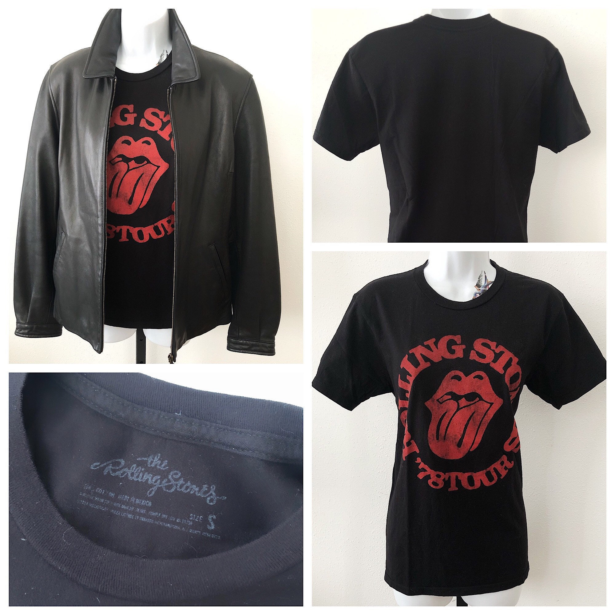 Red stripe Tシャツ ローリングストーンズ - メルカリ