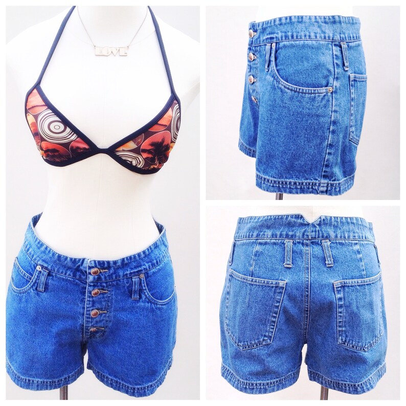 vintage denim short 80s jeans vintage shorts