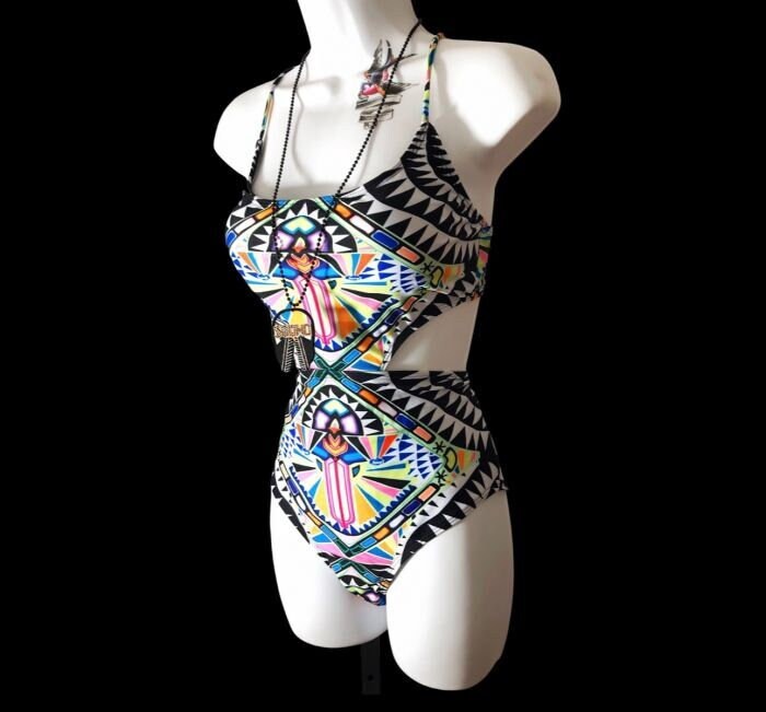 Lingerie Une Pièce Pailletée Argentée Pour Fête - Nouvel An, Soirée - BodyZone Apparel Pour Femme