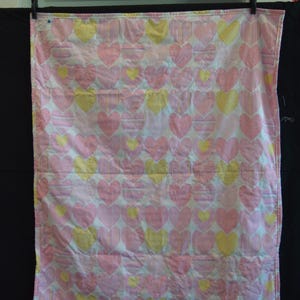 Baby Girl Hearts Quilt