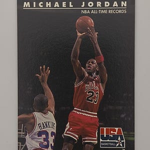 Michael Jordan 1992 USA Basketball card #45 Skybox