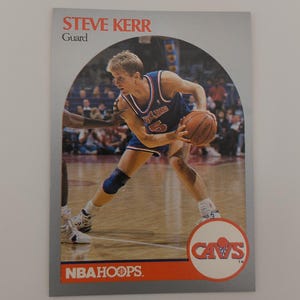 Steve Kerr 1990 NBA HOOPS Card #75