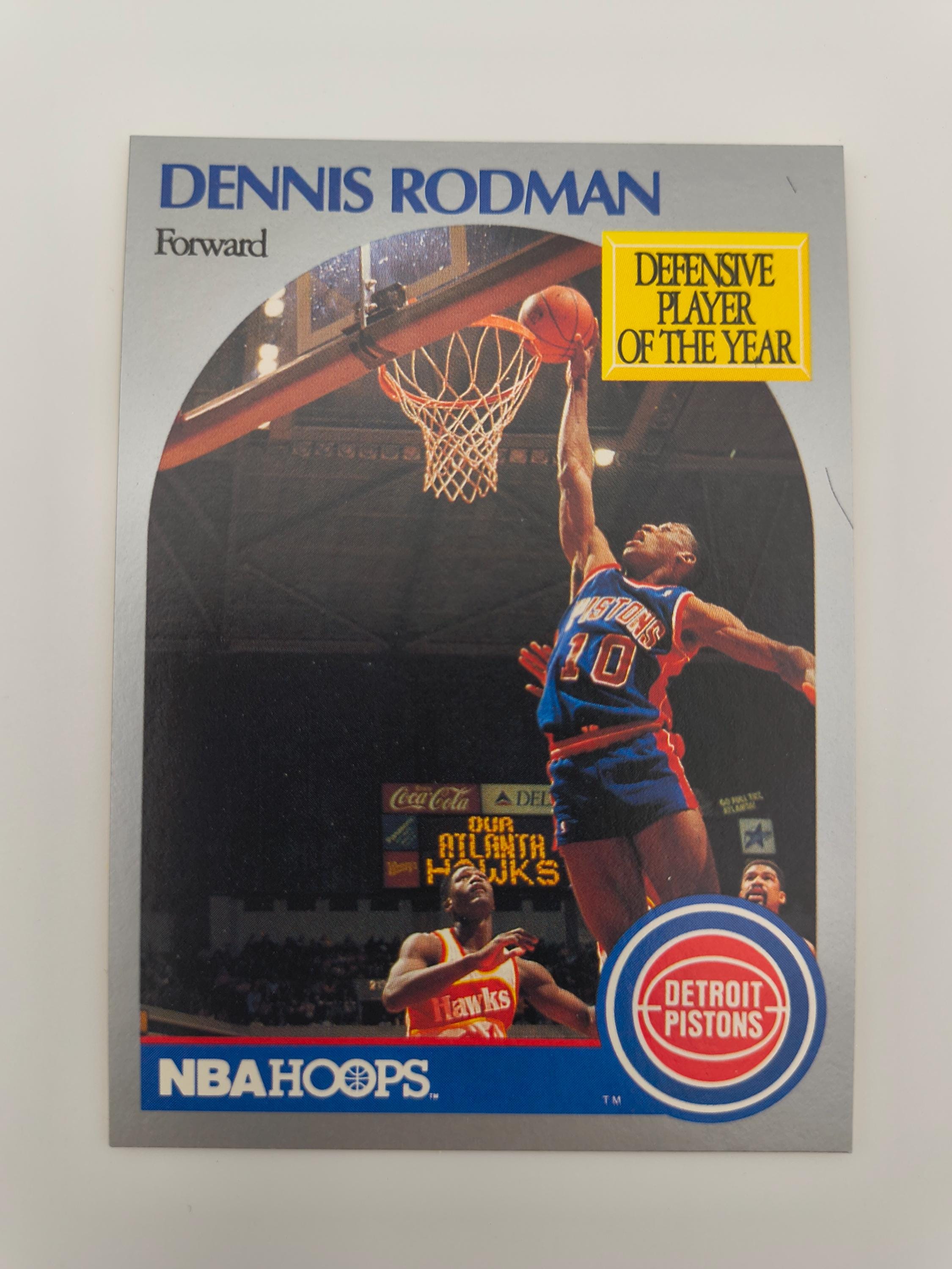 Dennis Rodman 1990 NBA HOOPS Card #109