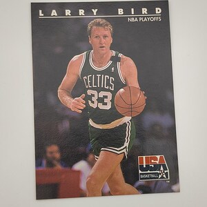 Tarjeta de baloncesto estadounidense de Larry Bird de 1992 n.° 15 Skybox